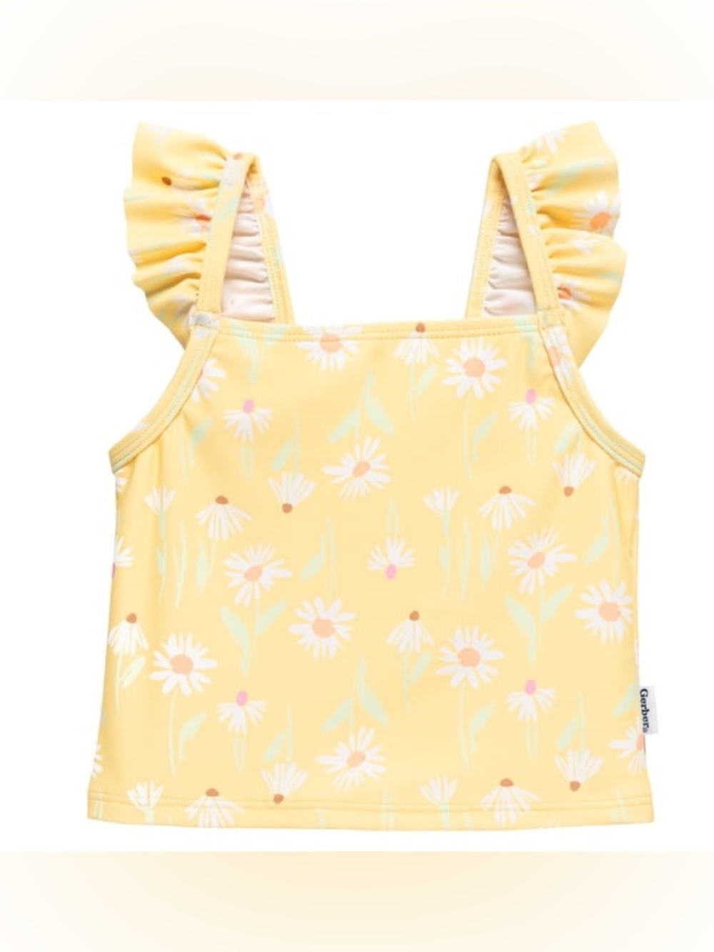 ☀️Gerber Girls Yellow Daise's 🍭Floral Tankini Swimsuit 2T- NWOT - Picture 2 of 7